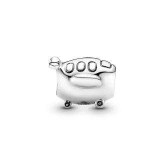 Airplane silver charm Airplane silver charm