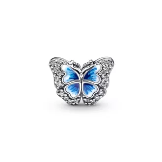 Blue Butterfly Sparkling Charm