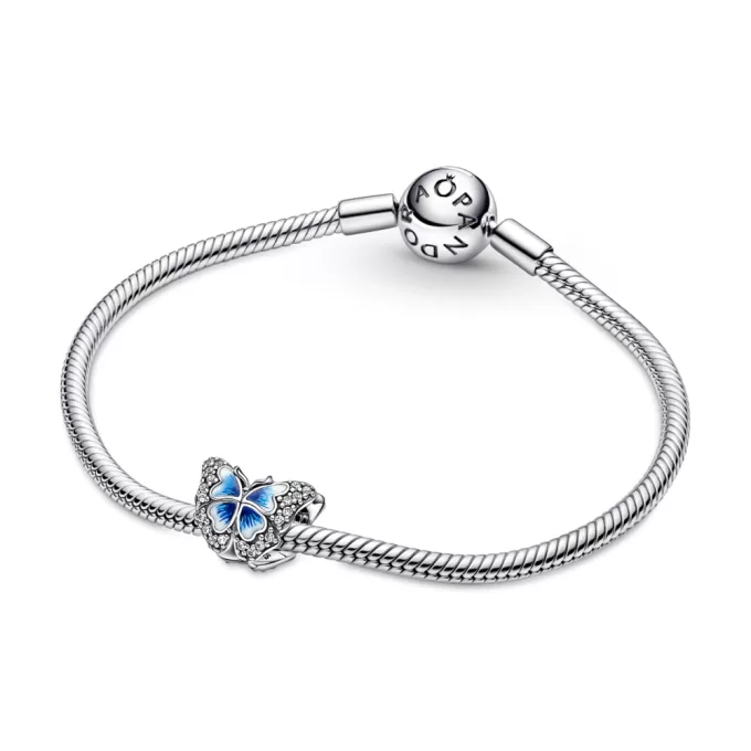 Blue Butterfly Sparkling Charm