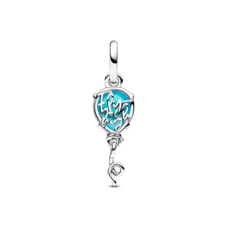 Blue Murano Glass Balloon Dangle Charm Blue Murano Glass Balloon Dangle Charm