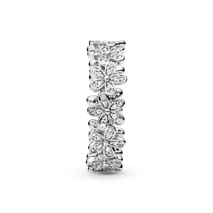 Daisy silver ring with cubic zirconia Daisy silver ring with cubic zirconia