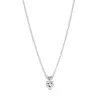 Double Heart Pendant Sparkling Collier Necklace Double Heart Pendant Sparkling Collier Necklace