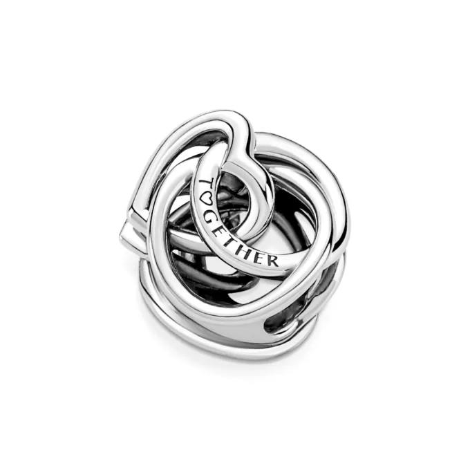 Family Always Encircled Heart Charm