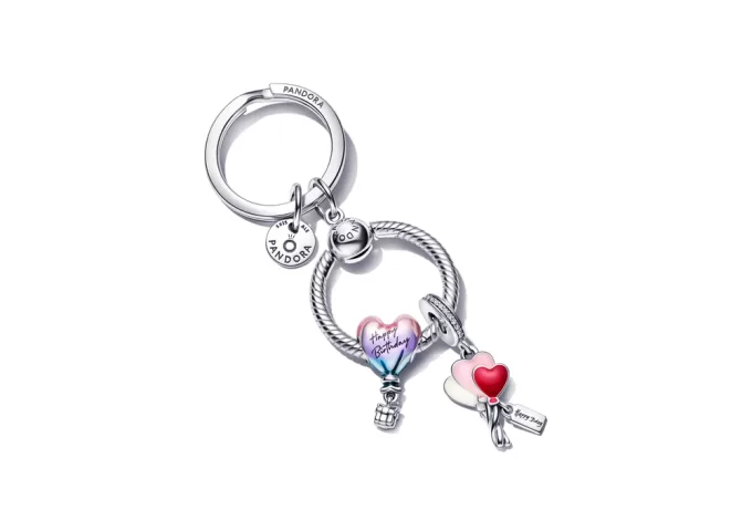 Happy Birthday Hot Air Balloon Charm