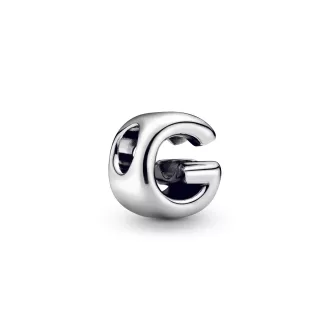 Letter G silver charm