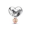 Love You Daughter Heart Charm