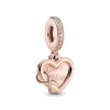 Love You Infinity Heart Dangle Charm Love You Infinity Heart Dangle Charm