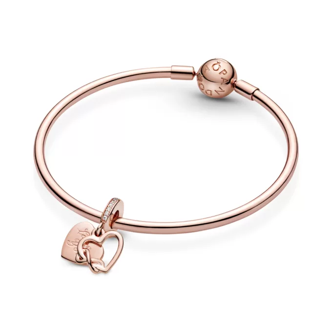 Love You Infinity Heart Dangle Charm Love You Infinity Heart Dangle Charm