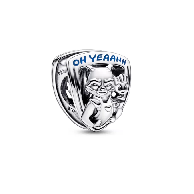 Marvel Guardians of The Galaxy Rocket Raccoon & Groot Emblem Charm