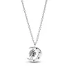 Moon & Spinning Tree of Life Pendant Necklace