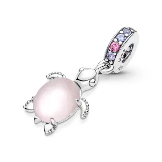 Murano Glass Pink Sea Turtle Dangle Charm 1 330x330 - Murano Glass Pink Sea Turtle Dangle Charm