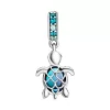 Murano Glass Sea Turtle Dangle Charm