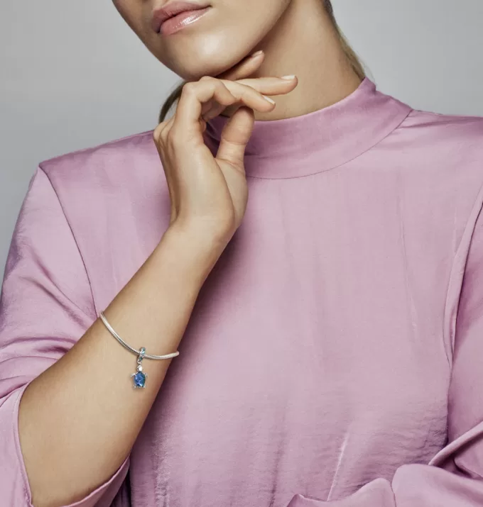 Murano Glass Sea Turtle Dangle Charm