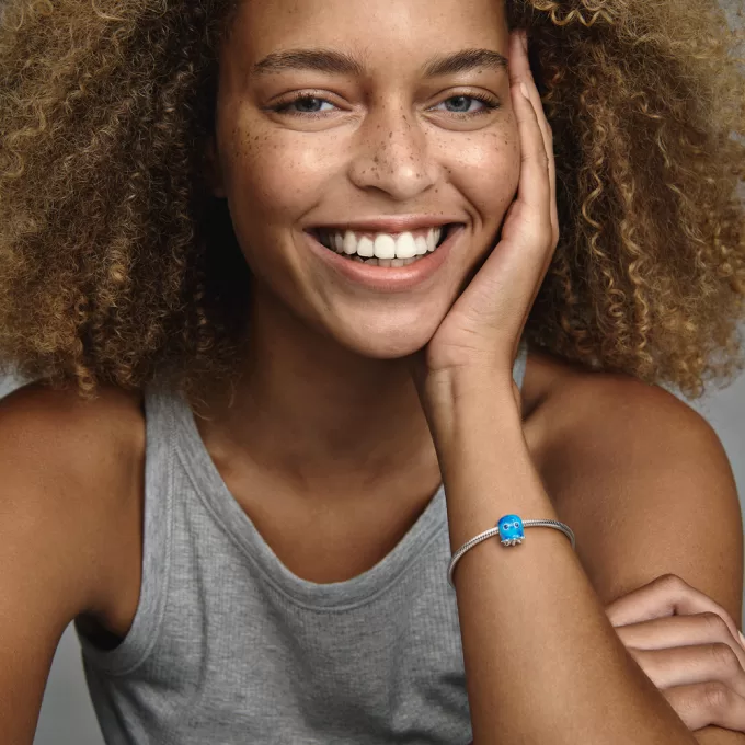 Ocean Bubbles & Waves Octopus Charm