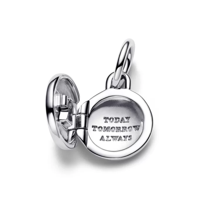 Openable & Engravable Love Locket Dangle Charm