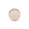 PANDORA Reflexions clip charm in 14k Rose Gold-plated with clear cubic zirconia
