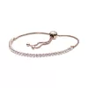 PANDORA Rose bracelet with clear cubic zirconia