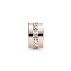 PANDORA Rose clip with clear cubic zirconia