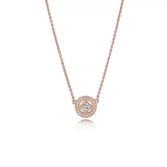 PANDORA Rose collier with clear cubic zirconia