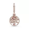 PANDORA Rose family tree dangle with clear cubic zirconia