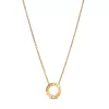 Pandora Logo Pavé Circle Collier Necklace