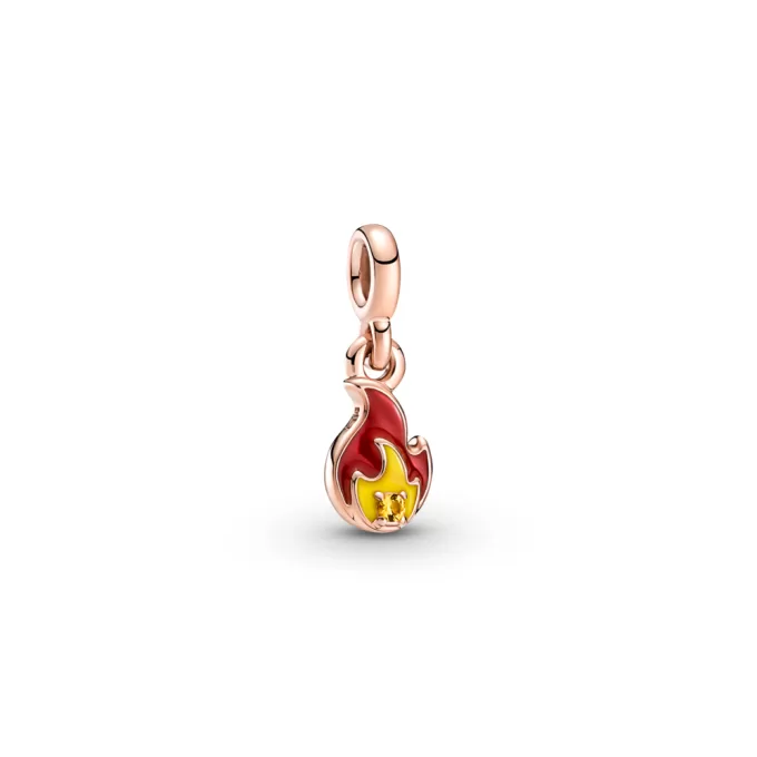 Pandora ME Burning Flame Mini Dangle