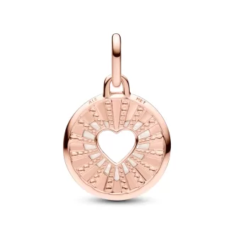 Pandora ME Hearts Medallion Charm
