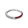 Pandora ME Pavé & Red Dual Ring
