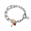 Pandora ME Two-tone Heart Link Chain Bracelet