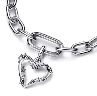 Pandora ME Wire Heart Medallion