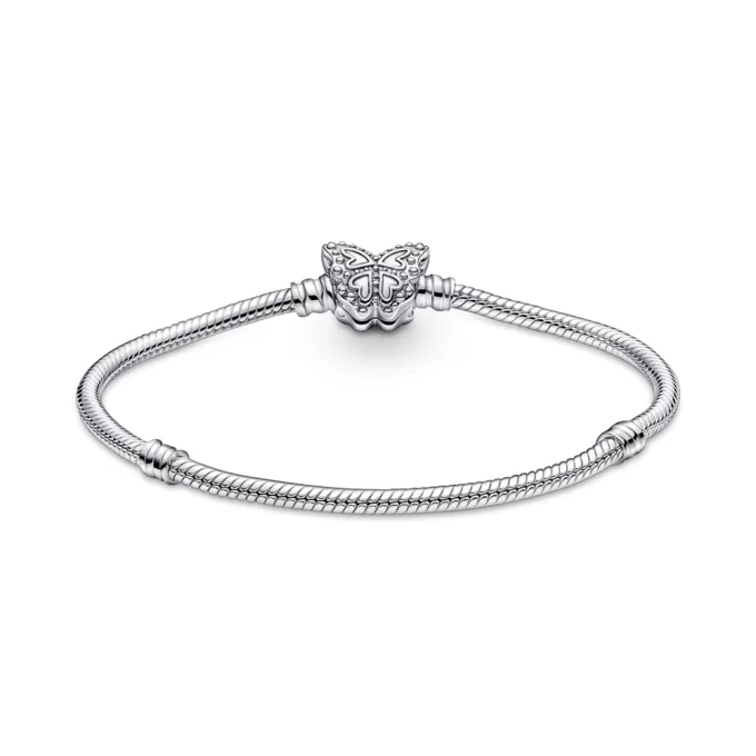Pandora Moments Butterfly Clasp Snake Chain Bracelet Pandora Moments Butterfly Clasp Snake Chain Bracelet
