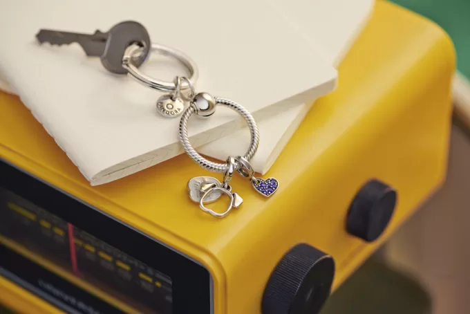 Pandora Moments Charm Key Ring