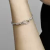 Pandora Moments Infinity Knot Snake Chain Bracelet