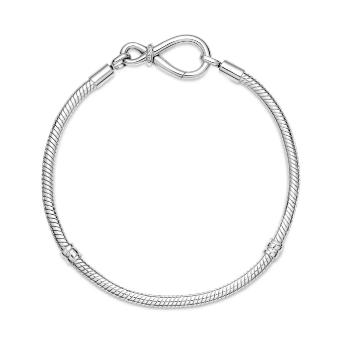 Pandora Moments Infinity Knot Snake Chain Bracelet
