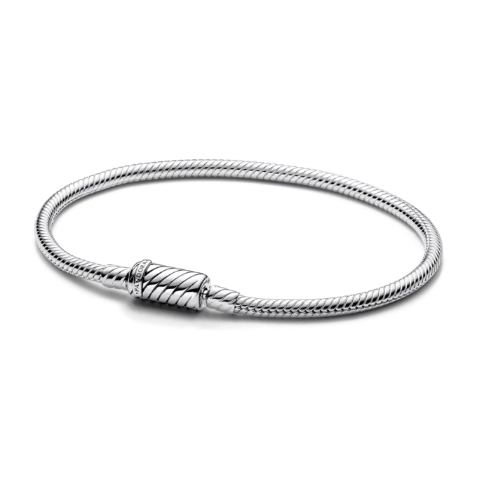 Pandora Moments Sliding Magnetic Clasp Snake Chain Bracelet