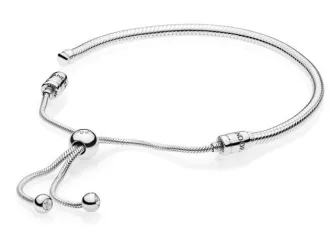 Pandora Moments Snake Chain Slider Bracelet