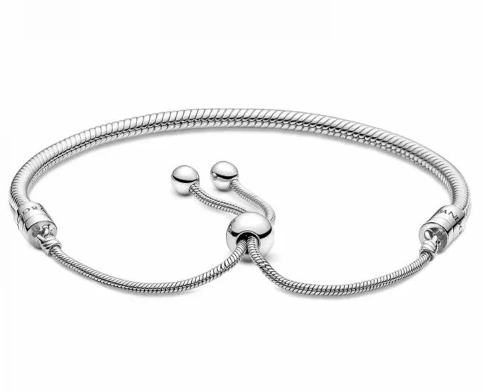 Pandora Moments Snake Chain Slider Bracelet