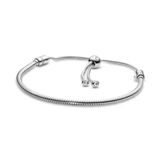 Pandora Moments Snake Chain Slider Bracelet