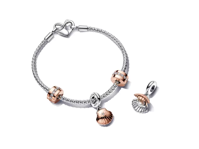 Pandora Moments Studded Chain Bracelet