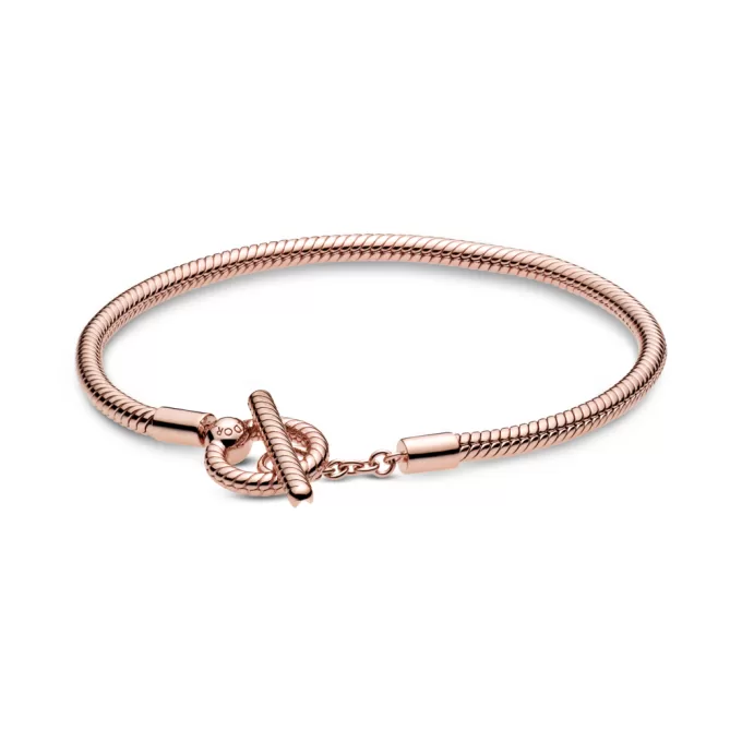 Pandora Moments T-Bar Snake Chain Bracelet