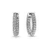 Pandora Timeless Pavé Single-row Hoop Earrings