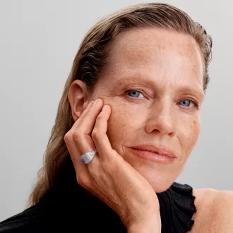 Pavé Square Cocktail Ring