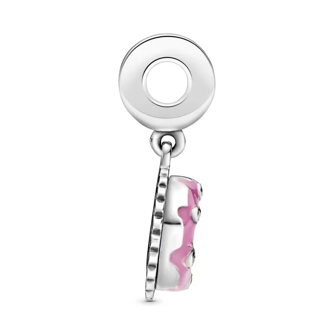 Pink Birthday Cake Dangle Charm