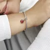 Red Ladybird Dangle Charm