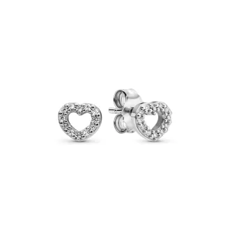 Silver stud earring with cubic zirconia 330x330 - Silver stud earring with cubic zirconia