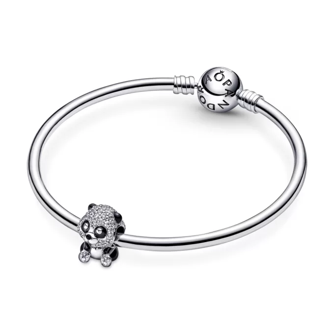 Sparkling Cute Panda Charm