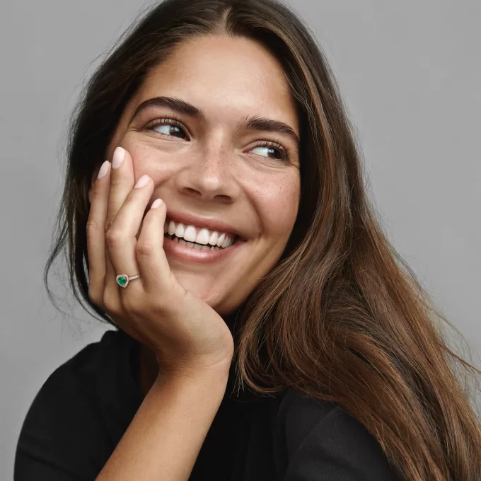 Sparkling Elevated Heart Ring Sparkling Elevated Heart Ring