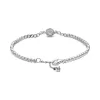 Sparkling Halo Tennis Bracelet