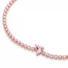 Sparkling Heart Tennis Bracelet