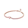 Sparkling Heart Tennis Bracelet